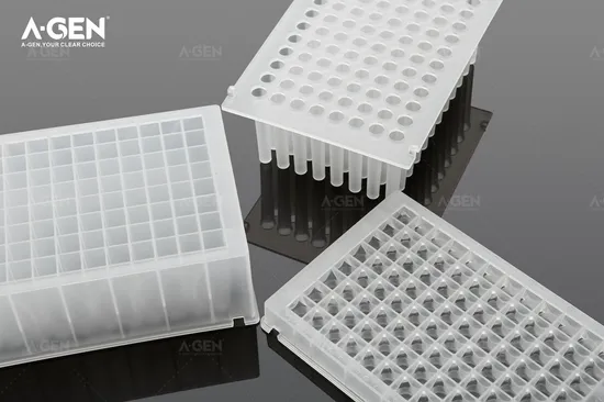 96 Round Microplate Flat Bottom Microbiology Lab Equipment for 96 Round Deep Well Plate with U
