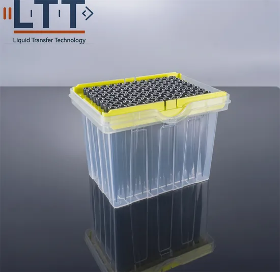 Disposable PP Material 200UL Transparent Pipette Tips Without Filter in Rack Sterile Lab Racked Filter Pipette Tips 10UL 100UL 