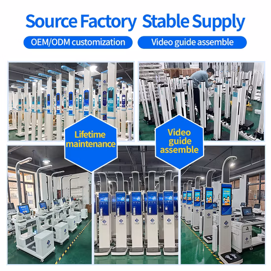 Body Weight and Height Blood Pressure Kiosk Clinical Analytical Instruments