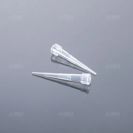 Extended Length 10UL Clear Racked Universal PP Pipette Tip 
