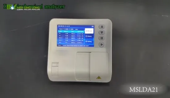 Portable Dry Chemistry Biochemical Analyer Medical Clinical Analytical Instruments for Hospital Price for Sale 