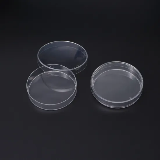 Wholesale Laboratory Lab Transparent Disposable Plastic PS Cell Culture Container Polystyrene Virus Culture Sterile Round Clear Petri Dish for Attached Cell 