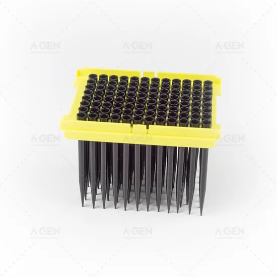 30UL Clear Robotic Pipette Tip Box Packed 384 Tips/Rack 50 Racks 19200PCS Bravo AMD Vprep 