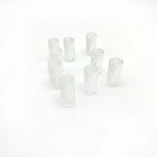 1%off Custom Size 8mm 9mm 10mm Rip Tip Glass Filter Blunt Pre Roll Joint Diamond Clear Smoking Rip Tip 