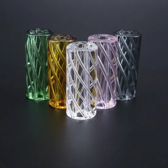 Premium 6 Holes Joint Smoking Accessories Rolling Paper Cigar Smoke Glass Filter Tips 